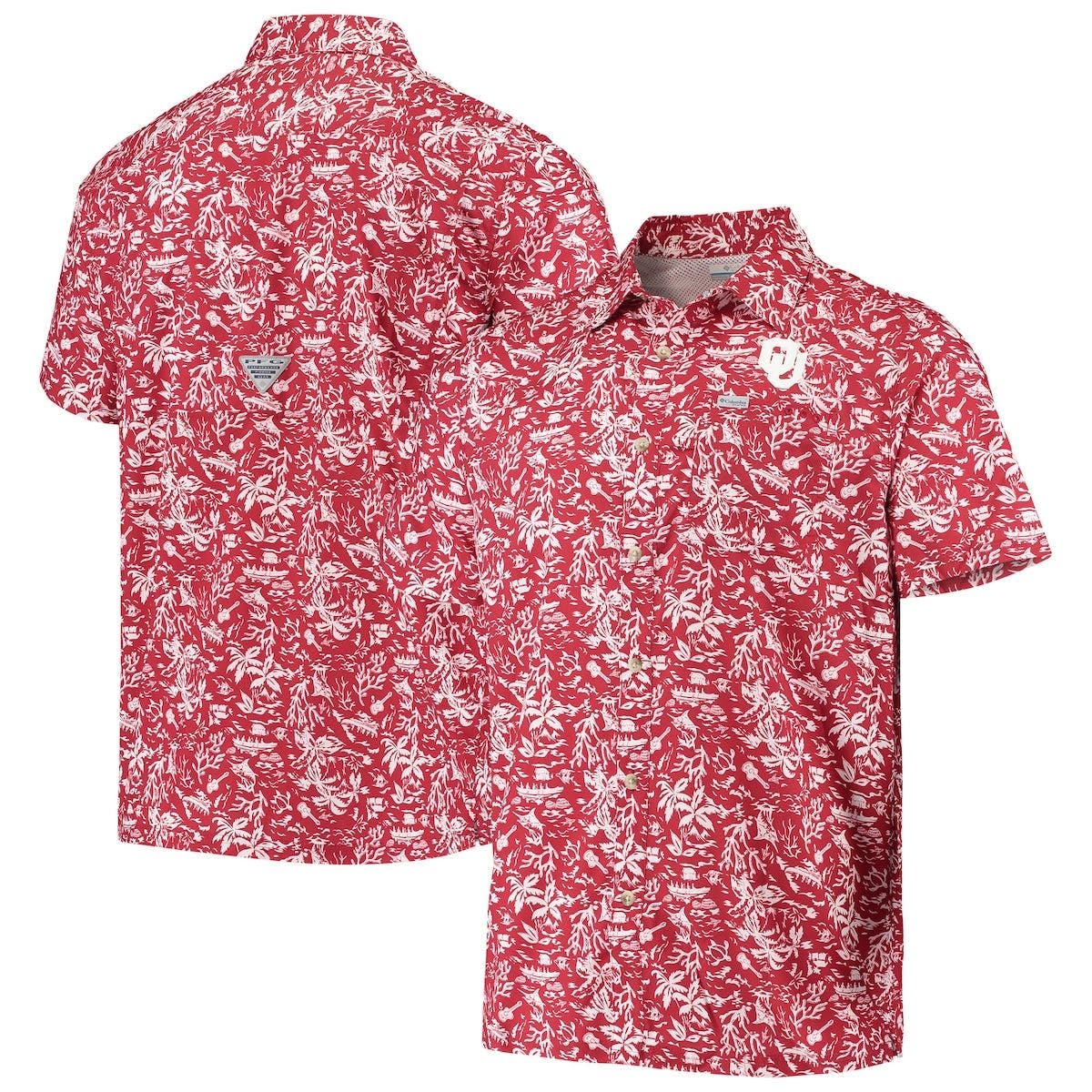Columbia Men's Columbia Crimson Oklahoma Sooners Super Slack Tide ...