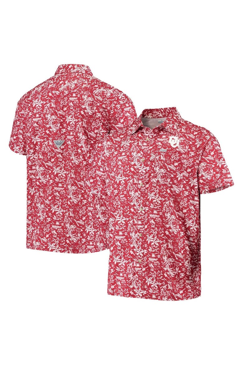 Columbia Men's Columbia Crimson Oklahoma Sooners Super Slack Tide ...
