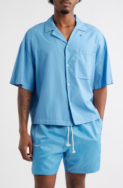 Elwood Boxy Camp Shirt in Sky Blue  product