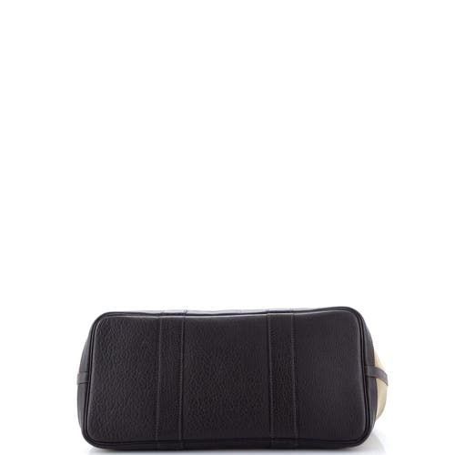 Pre-owned Hermes  Hermes Garden Party Tote Toile And Leather 36 In Brown