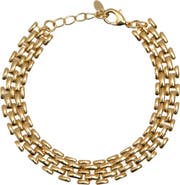 Argento Vivo Sterling Silver Panthera Link Bracelet