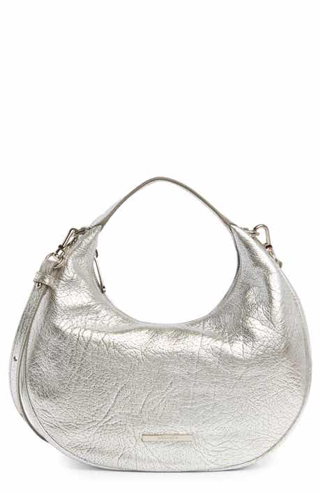 Mindy Leather Crescent Shoulder Bag