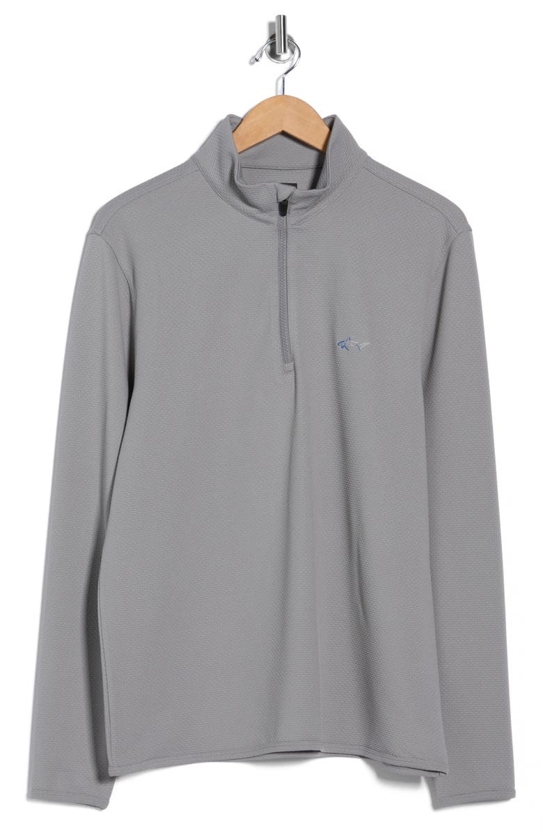 Greg Norman Quarter Zip Pullover, Alternate, color, Sharkskin