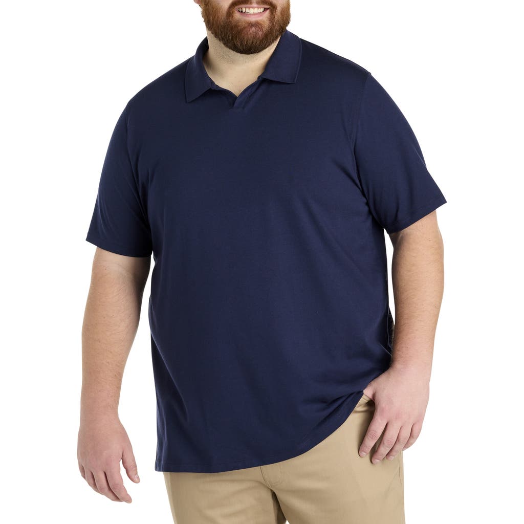 OAK HILL BY DXL OAK HILL BY DXL BIG & TALL 37.5® TECHNOLOGY NOTCHED PERFORMANCE POLO SHIRT