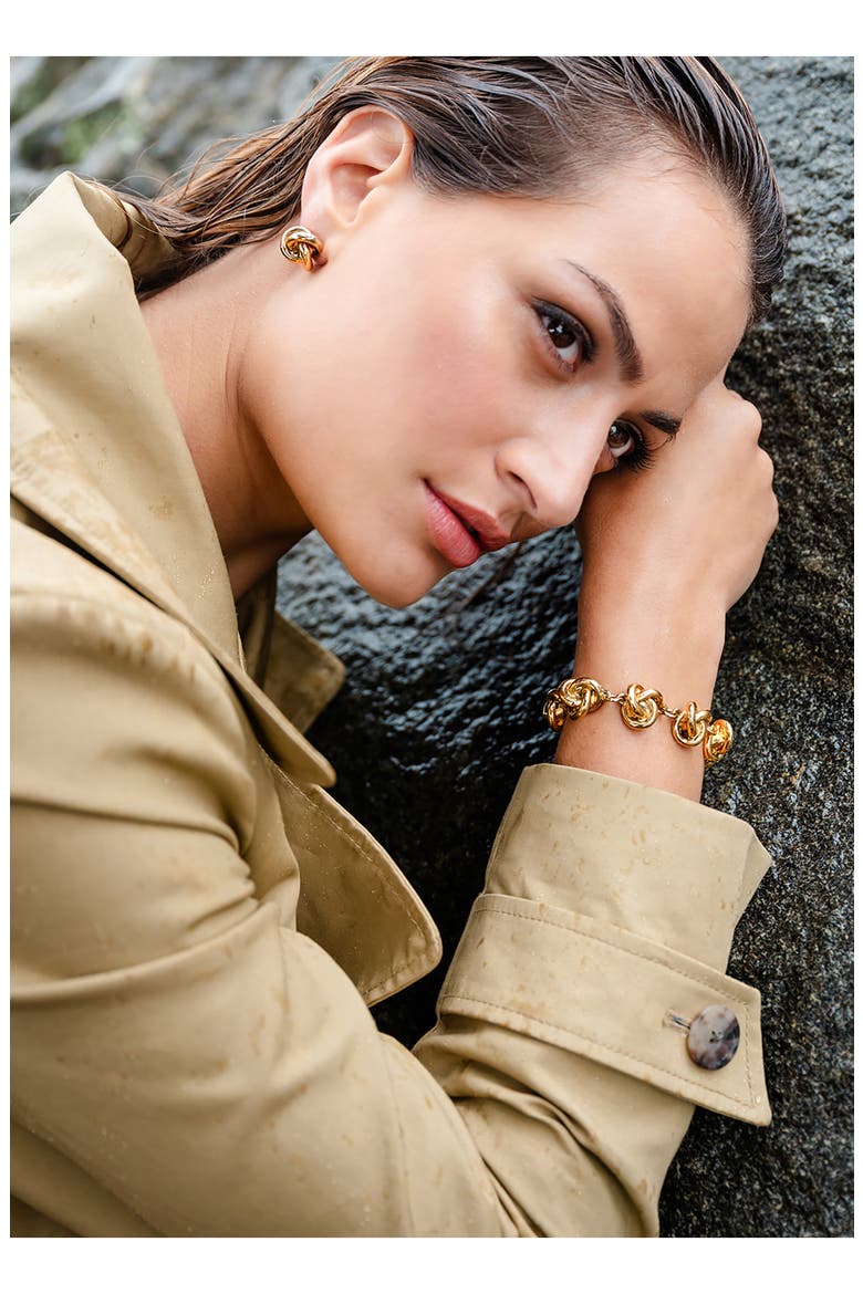 Love Knot Bracelet, Alternate, color, 14K GOLD