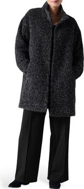 Eileen Fisher High Collar Coat
