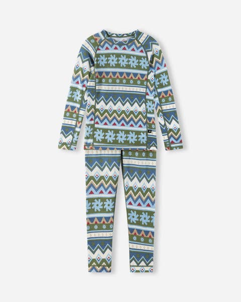 Wool base layer set, Taitoa (Toddler, Little Kid, and Big Kid)