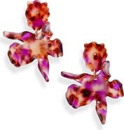 Lele Sadoughi Small Paper Lily Earrings