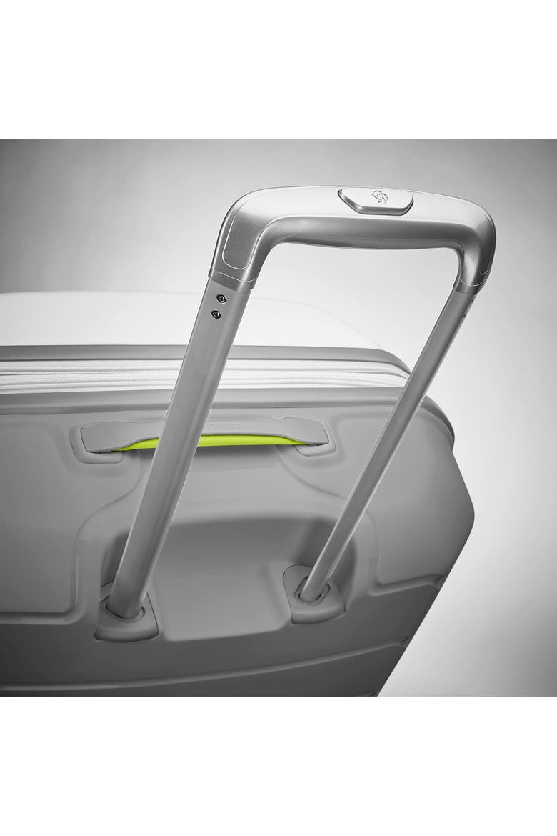 Freeform Hardside Expandable 21" Carry On Spinner Luggage, Alternate, color, White/Grey