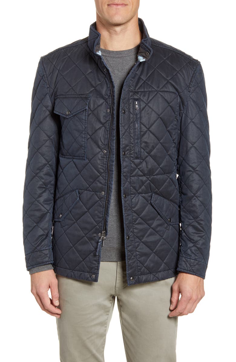 johnnie-O Weldon Quilted Field Jacket, Main, color, 