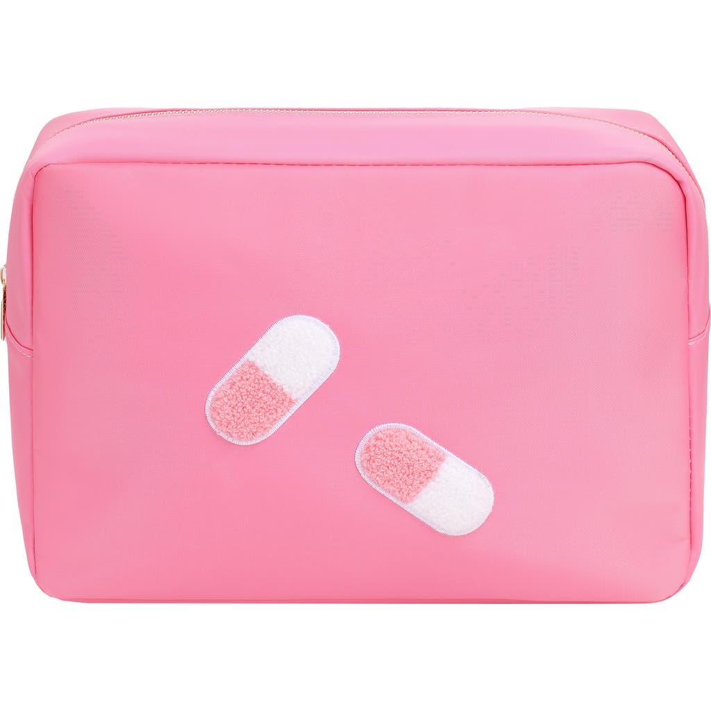 Bloc Bags Extra Large Pill Cosmetics Bag In Bubblegum Pink