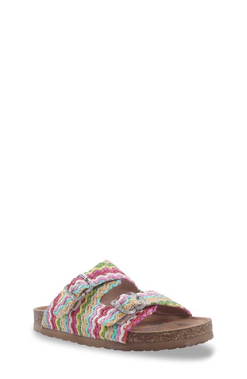 Sam Edelman Little And Big Girls Kenzie Silas Double-strap Sandals In Pink Multi