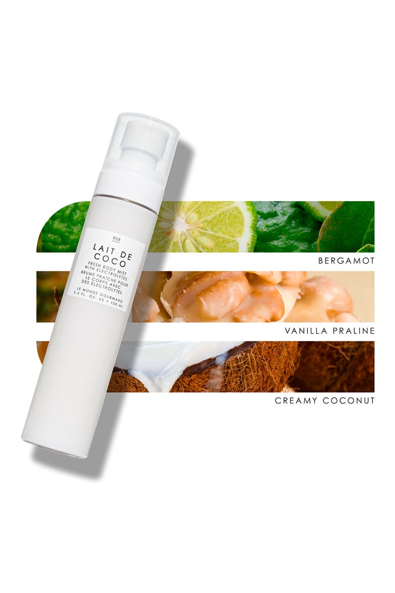 Lait de Coco Fresh Body Mist, Alternate, color, NO COLOR