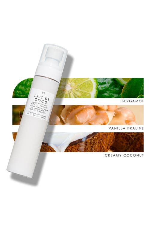 Le Monde Gourmand Lait De Coco Fresh Body Mist In Transparent