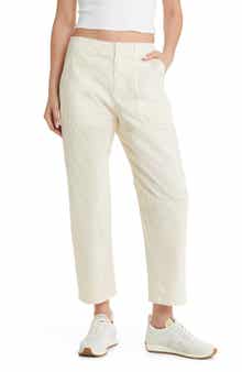 rag & bone Leyton Crop Cotton Work Pants