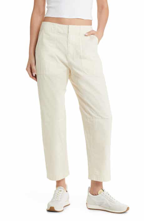 rag & bone Leyton Crop Cotton Work Pants
