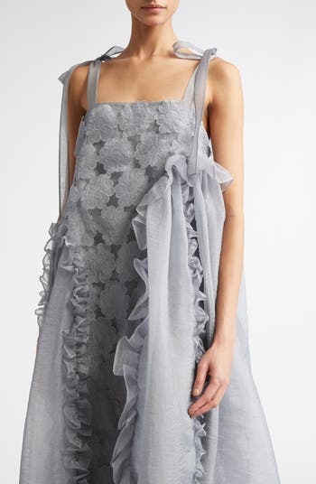 【CECILIE BAHNSEN】OSWALD ドレス OSWALD | DRESS SHEER RIPSTOP OLIVE NONA