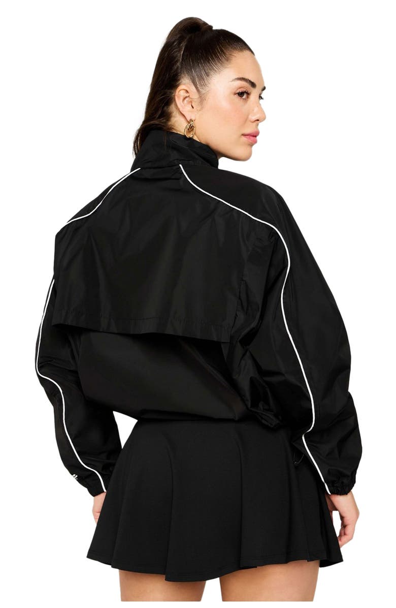 Fabletics Tempo Lightweight Windbreaker, Alternate, color, Black
