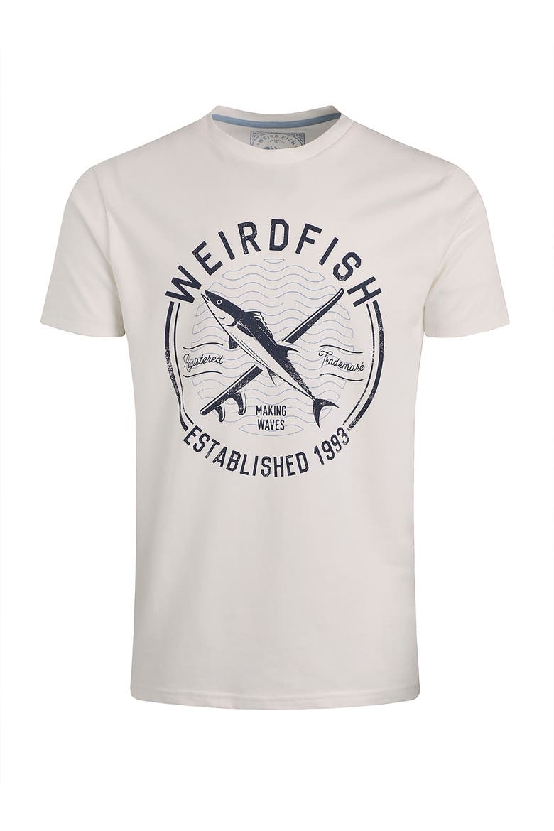 Hudson Front Print Branded T-Shirt, Alternate, color, White