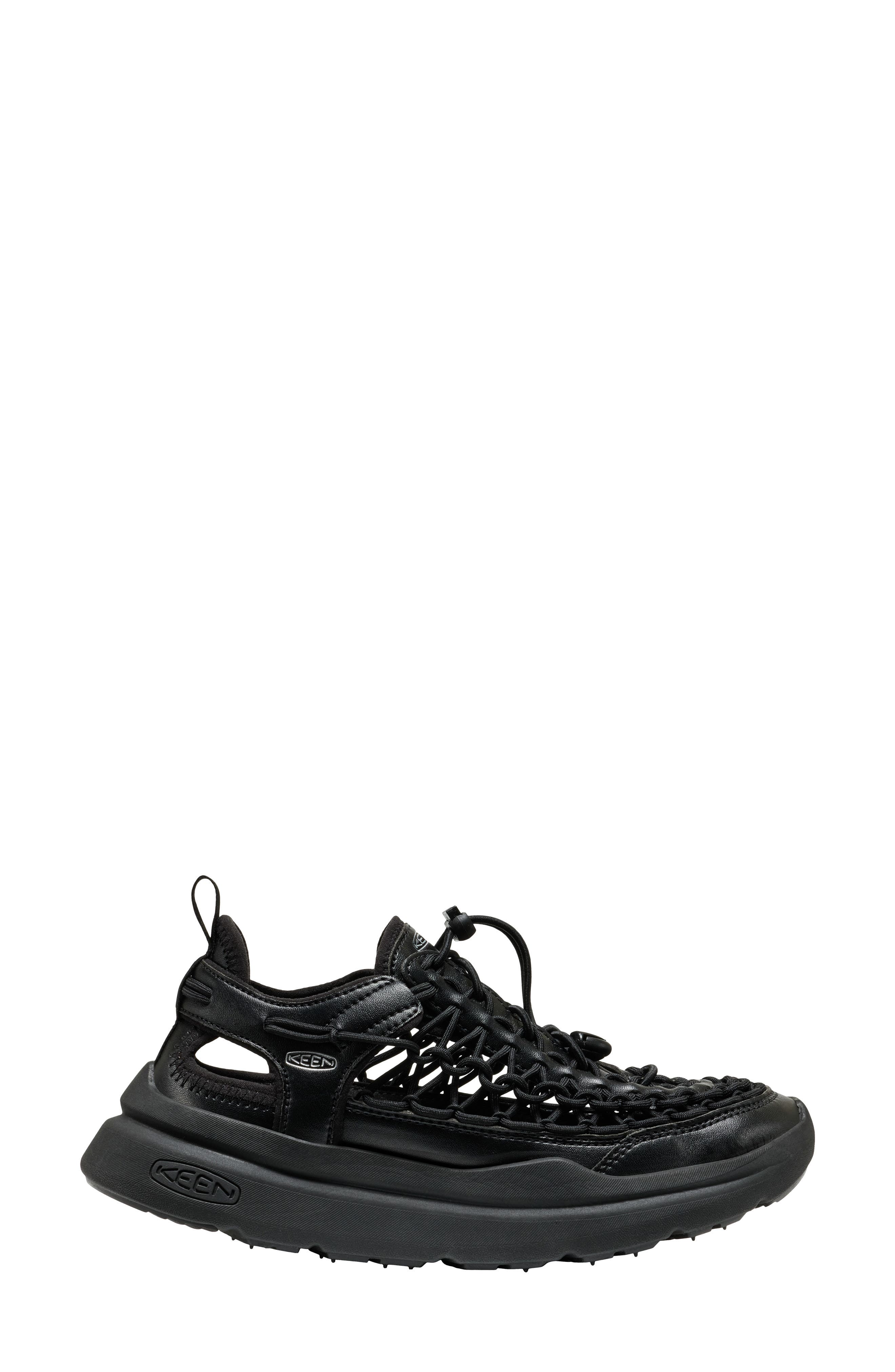 KEEN Uneek Sandal, Alternate, color, Black/ Silver