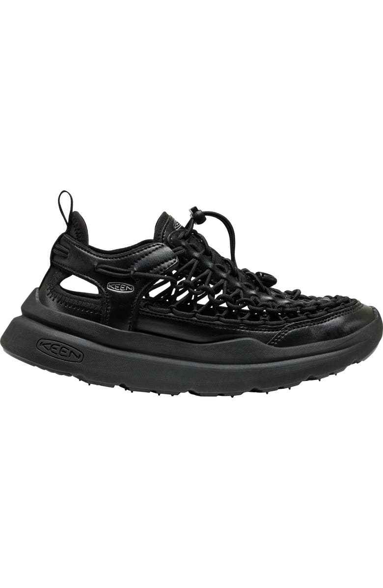 KEEN Uneek Sandal, Alternate, color, Black/ Silver