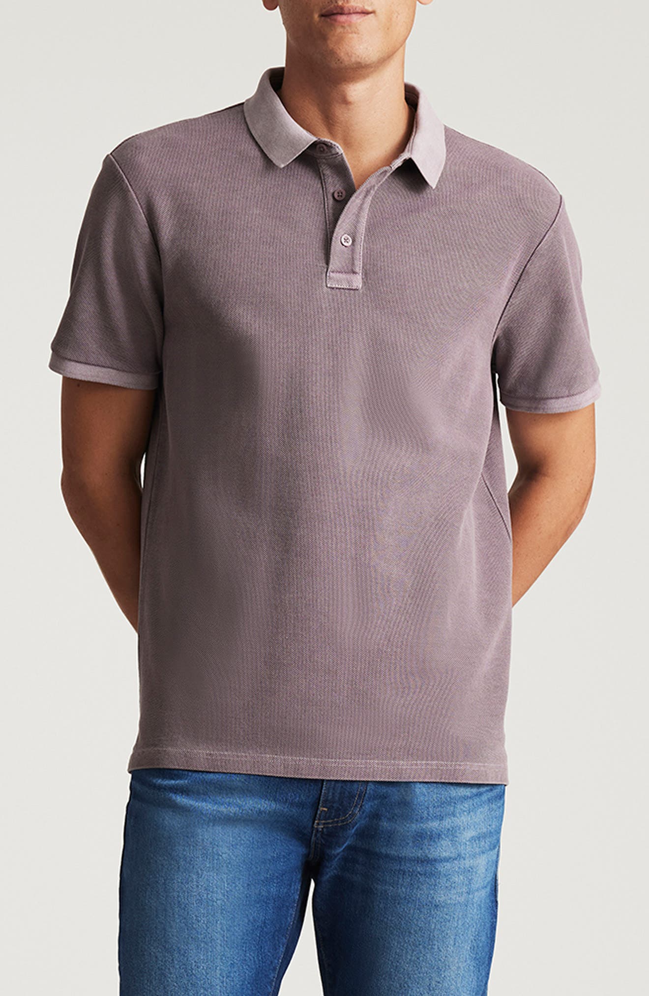 Solid Cotton Pique Polo