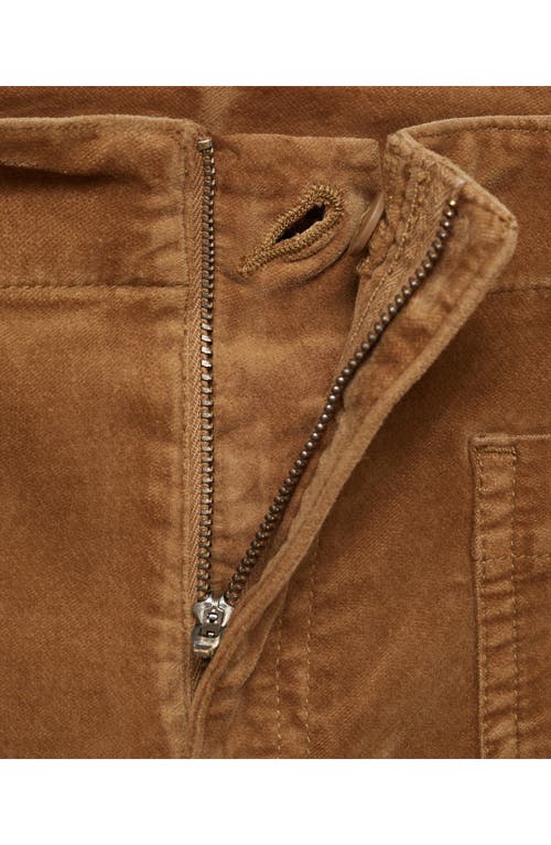Mango Britney Flare Corduroy Pants In Medium Brown