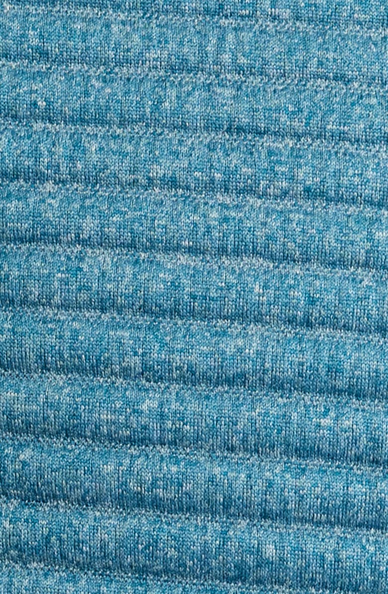 johnnie-O Werner Rib Colorblock Half Zip Hoodie, Alternate, color, Mercury