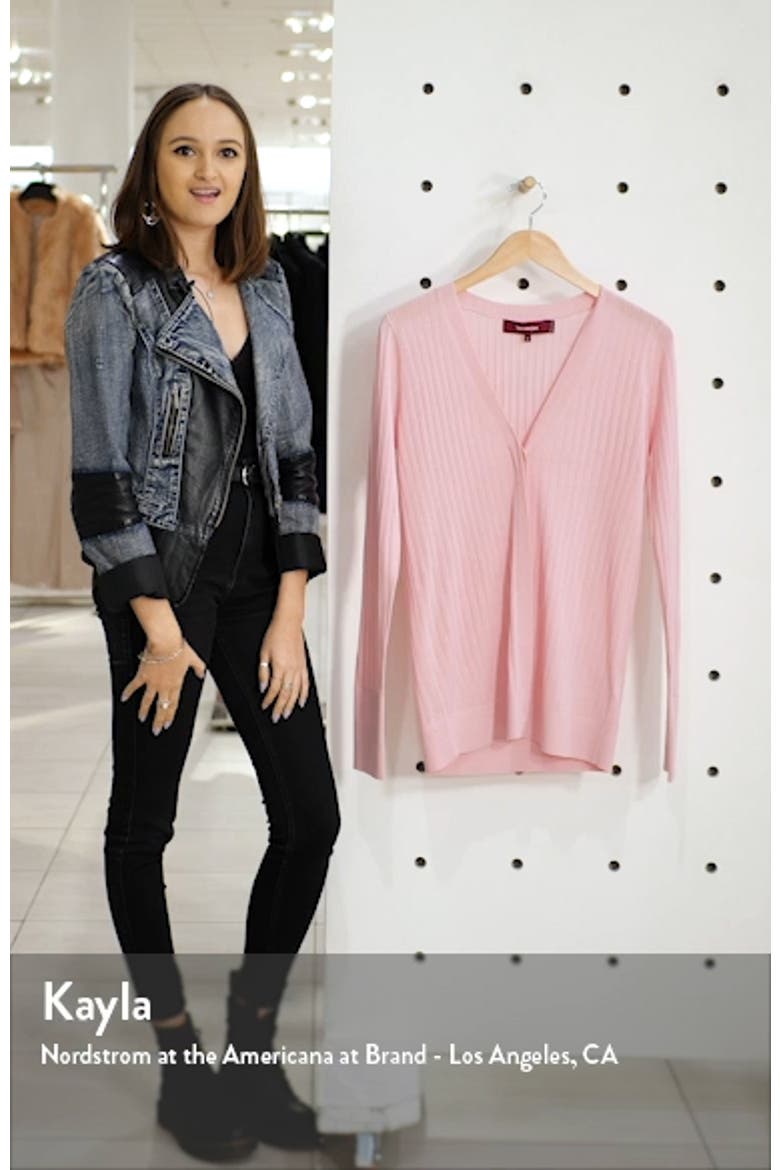 Rib Wool Cardigan video