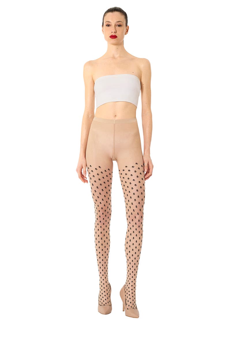 Blossom Sheer Tights, Alternate, color, FAIRLY LIGHT