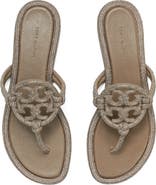 Tory Burch Miller Knotted Pavé Thong Sandal