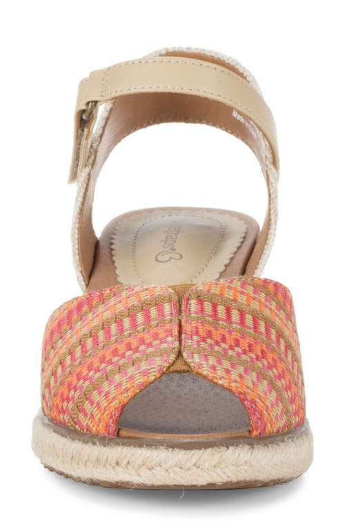 Shop Baretraps Odetta Espadrille Wedge Sandal In Coral Multi