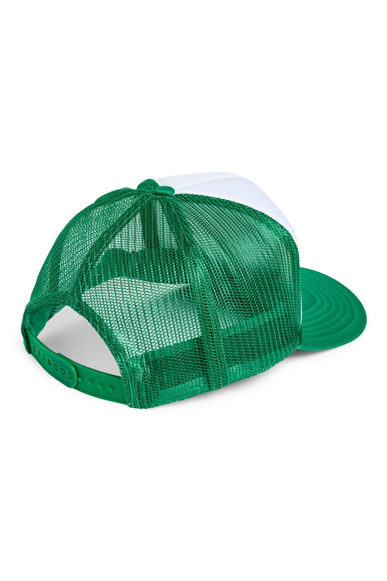Golf Trucker Hat, Alternate, color, GREEN SPLIT