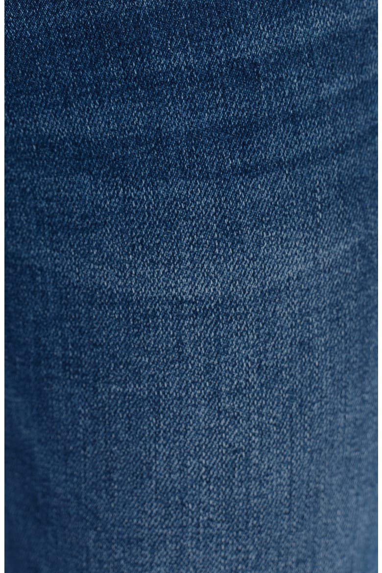 Frayed Step Hem Mid Rise Ankle Bootcut Jeans, Alternate, color, DIAMONDS