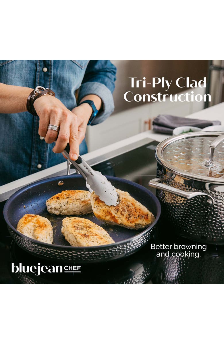 Blue Jean Chef 6-Piece Stainless Steel Cookware Set, Alternate, color, Silver