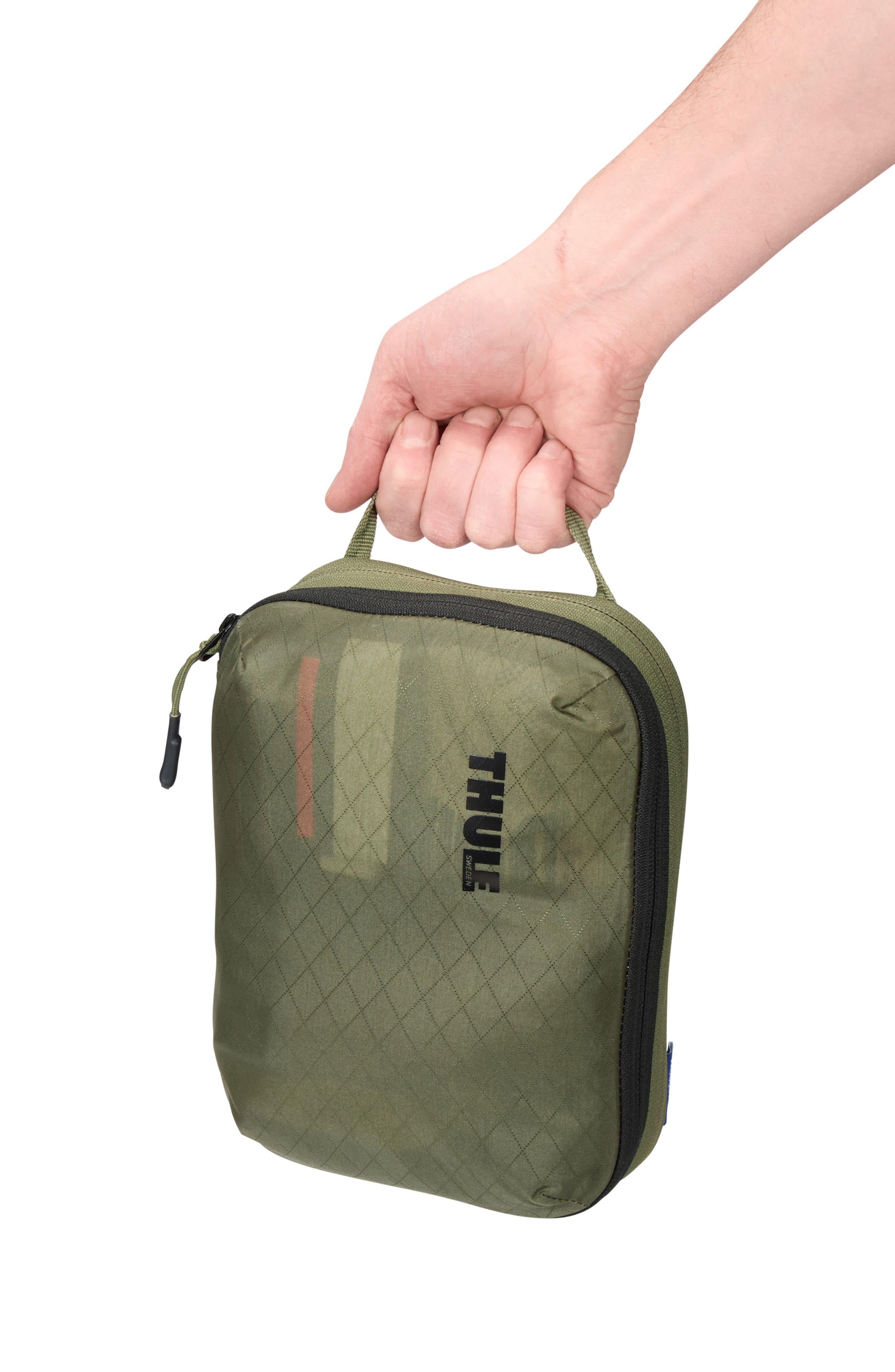 Thule Small Compression Nylon Ripstop Packing Cube, Alternate, color, Soft Green