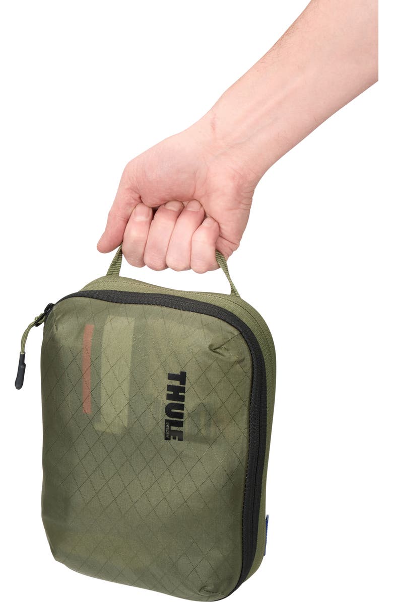 Thule Small Compression Nylon Ripstop Packing Cube, Alternate, color, Soft Green