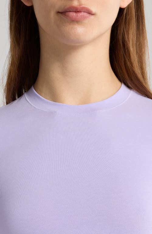 Florence By Mills Crewneck Stretch T-shirt In Millie Lavender