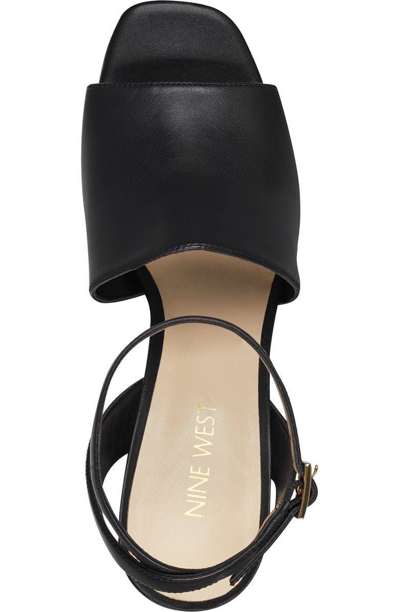 Nine West Quilty Ankle Strap Sandal, Alternate, color,