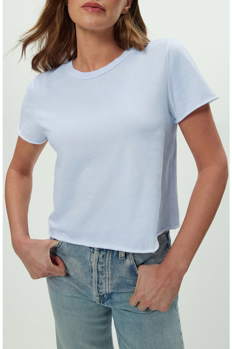 Jackie Raw Edge T-Shirt, Alternate, color, SPLASH