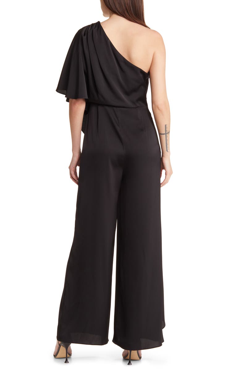 River Island One-Shoulder Jumpsuit, Alternate, color,