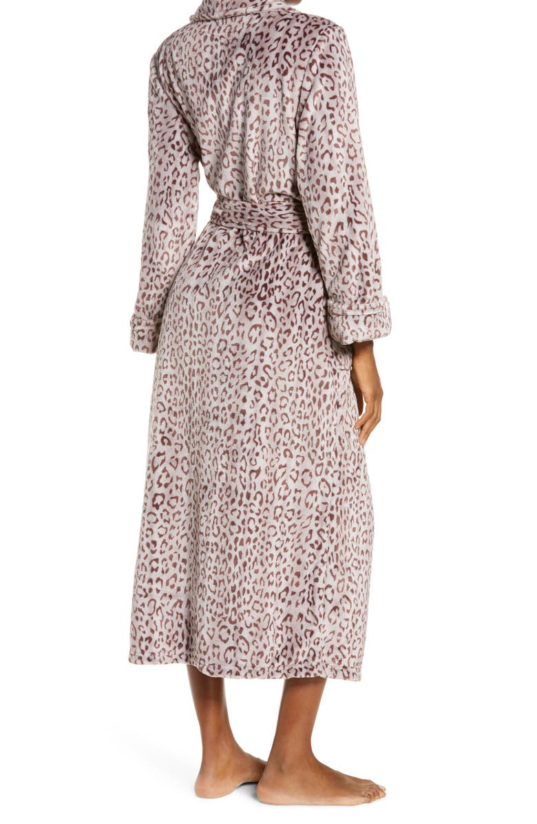 Natori Plush Cheetah Robe, Alternate, color, 