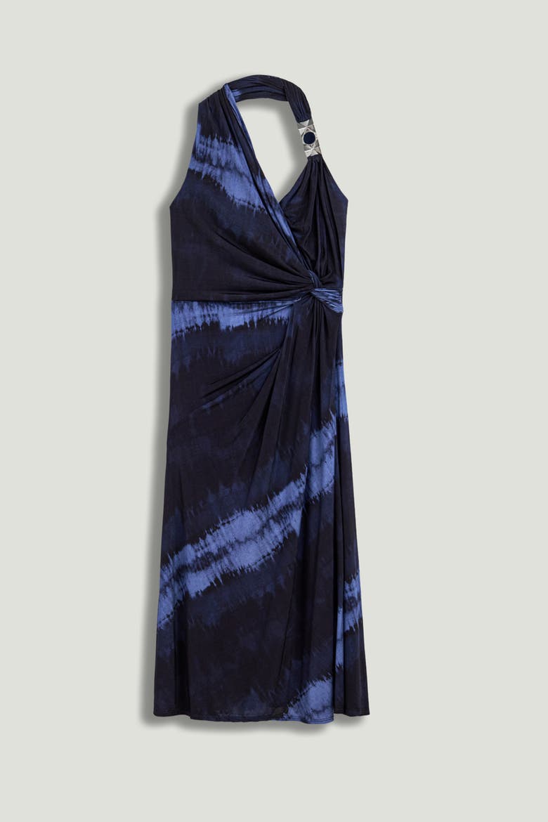 Printed Sleeveless Maxi Dress, Alternate, color, Multi-Colored