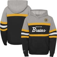 Mitchell & Ness Youth Mitchell & Ness Black Boston Bruins Head Coach Pullover Hoodie