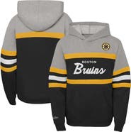 Mitchell & Ness Youth Mitchell & Ness Black Boston Bruins Head Coach Pullover Hoodie