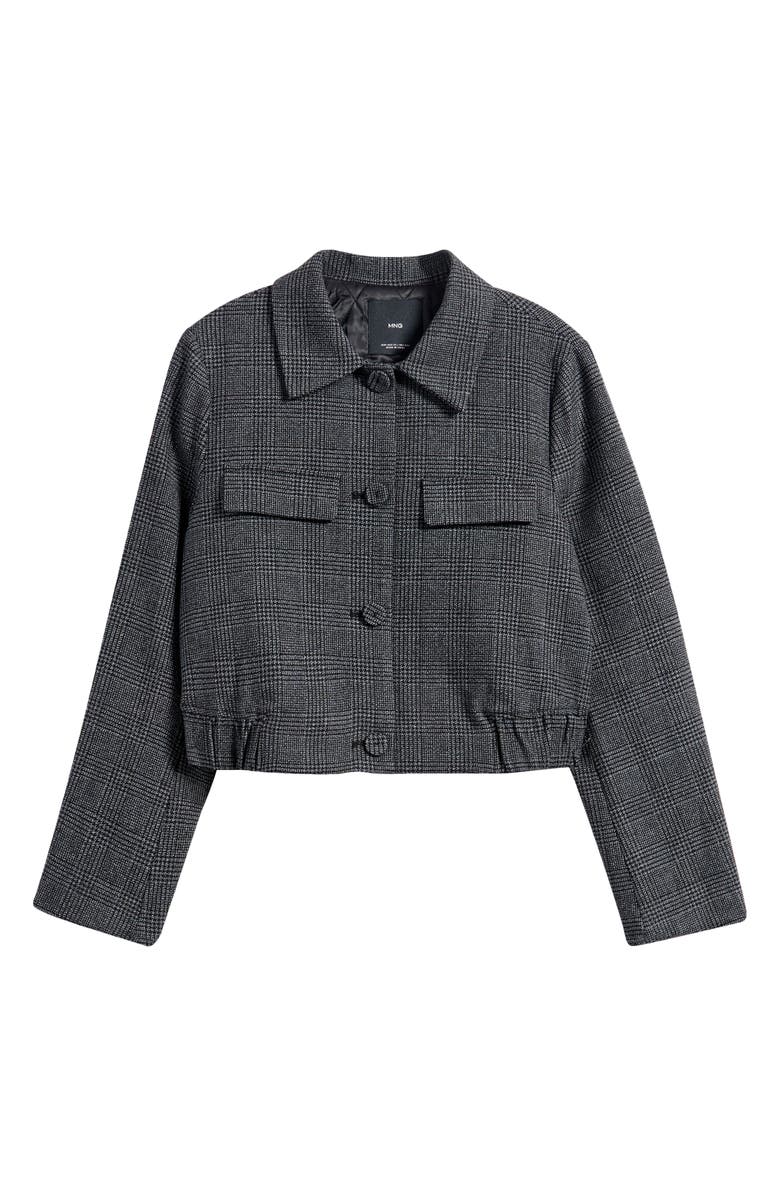 MANGO Plaid Jacket, Alternate, color, 