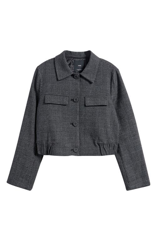 Mango Women's Buttons Detail Tweed Jacket In Black