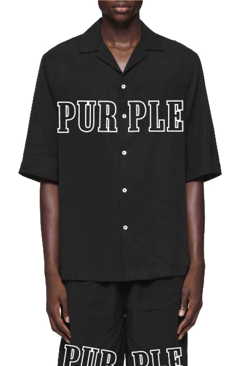 Everyday Camp Shirt, Main, color, BLACK
