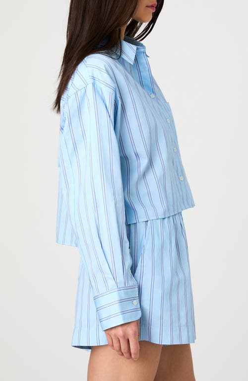 French Connection Lorenzo Stripe Cropped Shirt