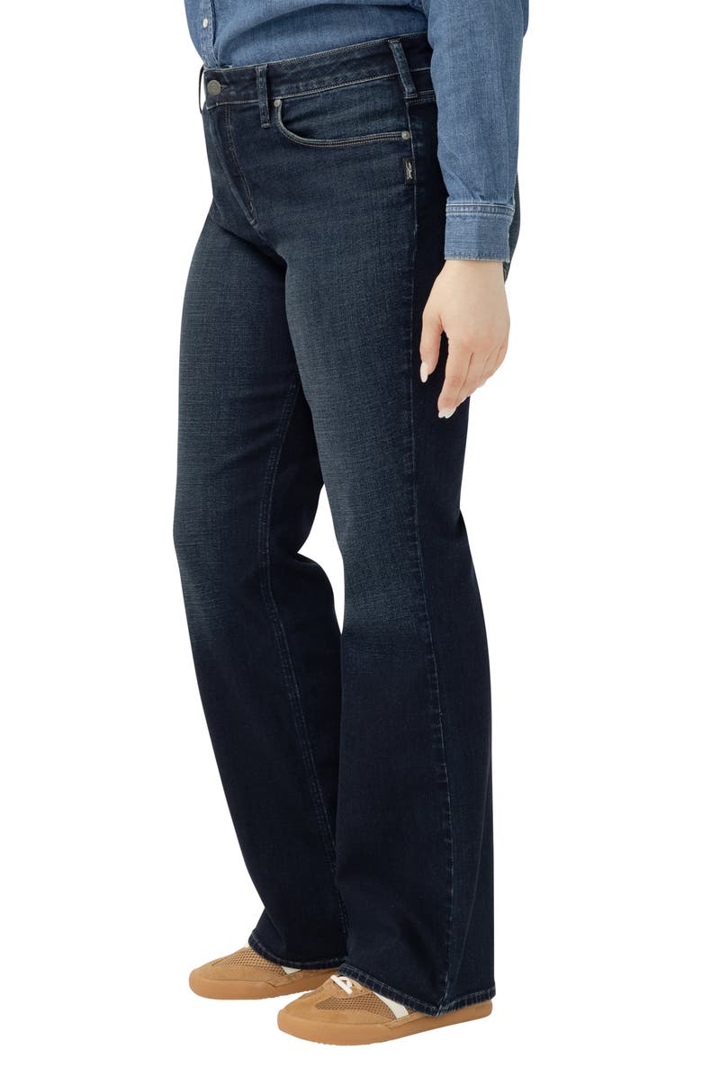 Silver Jeans Co. Suki Curvy Mid Rise Bootcut Jeans, Alternate, color, Amora